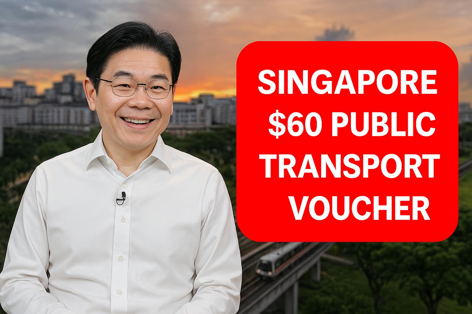 $60 Public Transport Voucher in Singapore